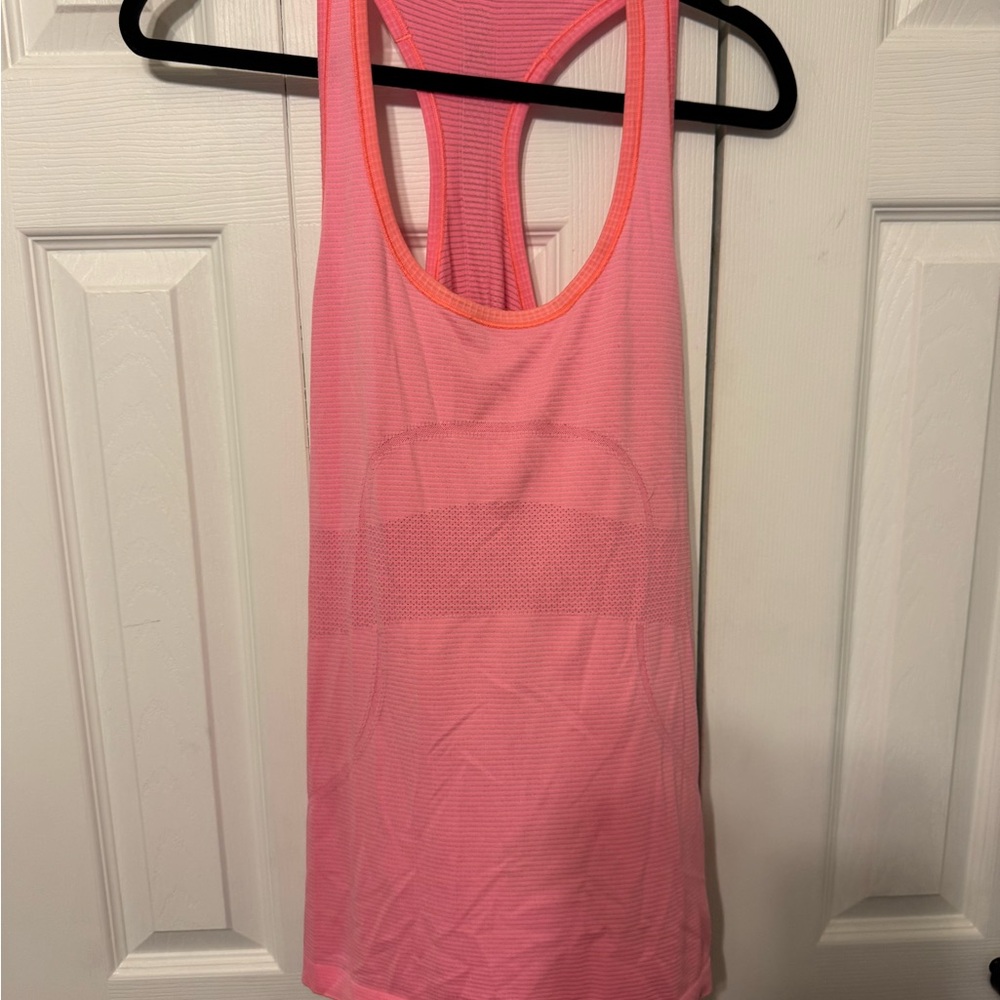 Lululemon Athletica Pink Racerback Tank Top